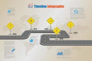 Business road map timeline infographic icons designed for abstract background template element modern diagram process web pages technology digital marketing data presentation chart Vector illustration