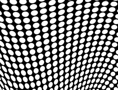 Abstract halftone wave dotted background vector