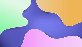 Abstract Shape With Gradient Color Background vector