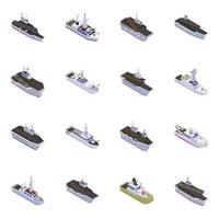 Pack Military Ships vector