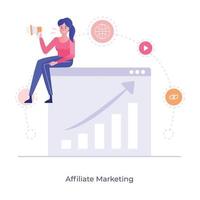 Affiliate and Marketing vector