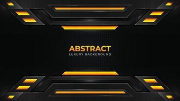 Golden luxury background template with golden pattern vector