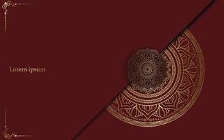 luxury mandala ornamental background vector