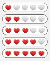 hearth rating game collection vector