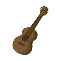 instrumento musical de guitarra vector