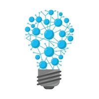 light bulb innovation vector