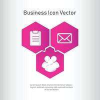 business finance icon vector