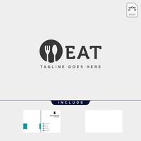 food equipment spoon fork logo template vector illustration icon element vector file