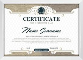 Certificate of appreciation template vector