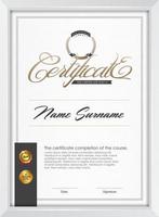 Certificate of appreciation template vector