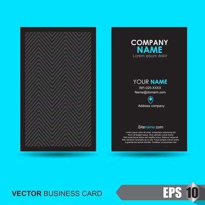 Business card template