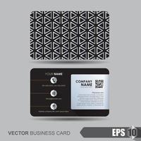 Business card template vector