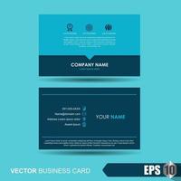 Business card template vector