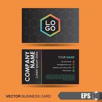 Business card template vector