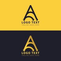 A business Letter Logo and symbol Template Vector icon Free Vector