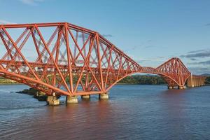 The Forth Rail Bridge in Scotland photo