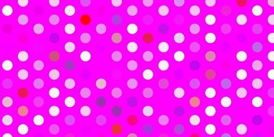 Light pink red vector background with spots