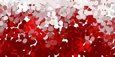 Light pink red vector background with random forms
