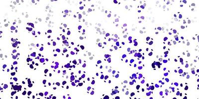 Light purple vector pattern with abstract shapes
