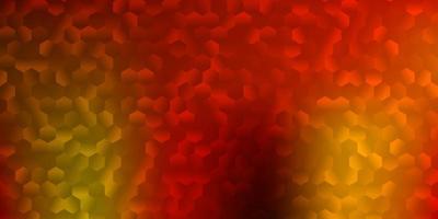 Light orange vector template in a hexagonal style