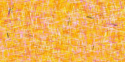 Fondo de vector amarillo rosa oscuro con líneas rectas
