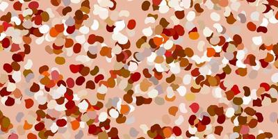 Light green yellow vector backdrop with chaotic shapes