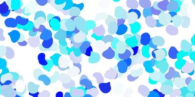 Light blue vector pattern with abstract shapes