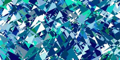 Light Blue Green vector pattern with polygonal style