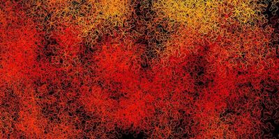 Dark orange vector texture with wry lines