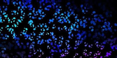 Dark pink blue vector background with random forms