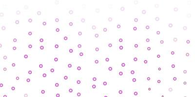 Light pink vector background with bubbles