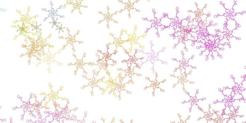 Light Multicolor vector texture with circular arc