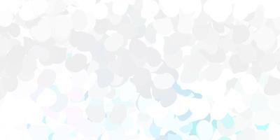 Light pink blue vector background with random forms