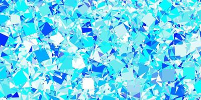 Light BLUE vector background with triangles