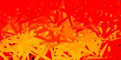 Light orange vector template with triangle shapes
