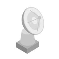 antenna satellite communication isometric icon vector