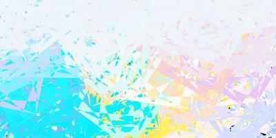 Light blue yellow vector background with polygonal forms