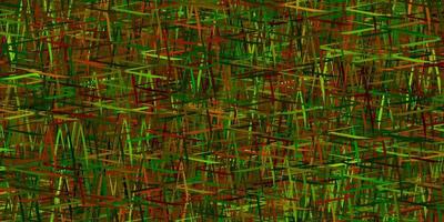 Dark Green Yellow vector texture with colored lines