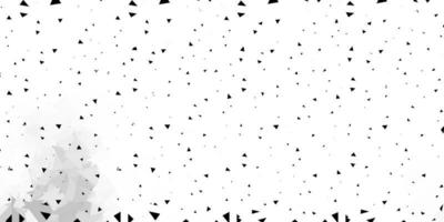 patrón de triángulo abstracto vector gris claro