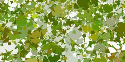 Light Green vector background with polygonal forms