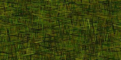 Dark Green vector background with straight lines