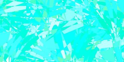 Light Blue Yellow vector pattern with polygonal shapes