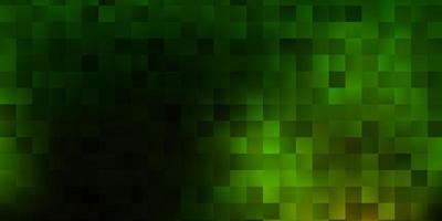 Dark green vector texture with memphis shapes
