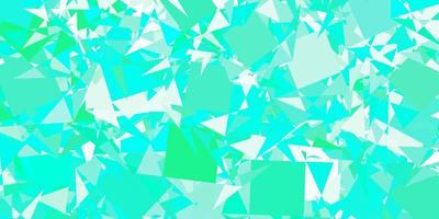 Light Green vector background with polygonal forms