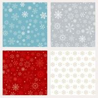 Abstract Winter Design Seamless Pattern Background with Snowflakes for Christmas and New Year Poster. Vector Illustration EPS10