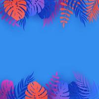 Beautifil Palm Tree Leaf Silhouette Background. Trendy design for sale, advertisement, web banner, social media Vector Illustration EPS10