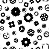 Abstract Wheel Gear Design Seamless Pattern Background. Vector Illustration EPS10