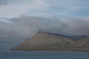 Landscape near Longyearbyen, Spitsbergen, Norway photo