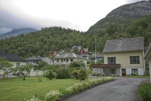 el pueblo de eidfjord en noruega foto
