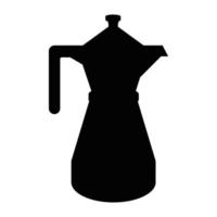 Isolated coffee pot vector design